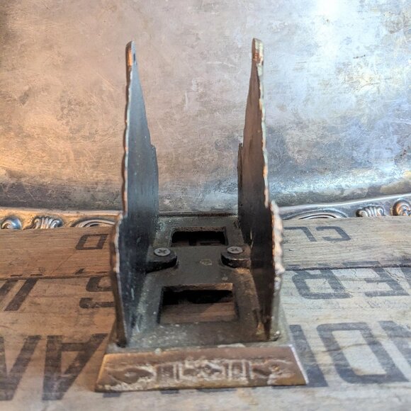 Gold Metal Bee Skep Napkin Holder / Mail Holder ~ Cottagecore - Picture 5 of 6